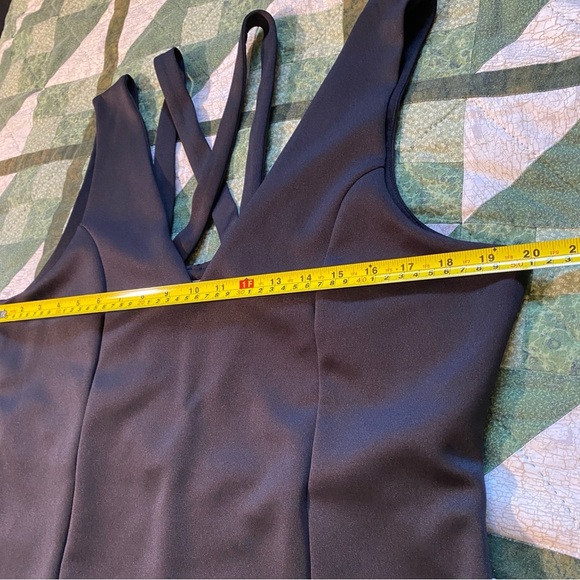 Marilyn Monroe Mini Black Dress Size XL Strappy Mini Dress USA Evening Sleeveles - Picture 9 of 10